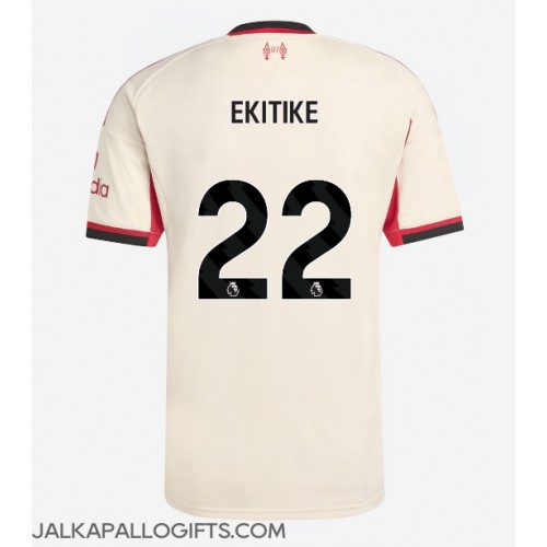 Liverpool Hugo Ekitike #22 Vieraspaita 2025-26 Lyhythihainen